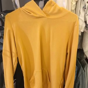 Yellow hoodie